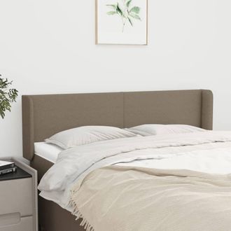 vidaXL Cabecero De Tela Gris Taupe 147x16x78/88 Cm Vidaxl