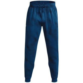 Under Armour Mens Rival Fleece Printed Joggers Pants, (426) Varsity Blue / / White, X-Large