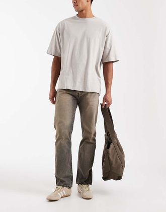 Levi's 501 Original - Jeans dritti lavaggio stone wash vissuto-Neutro