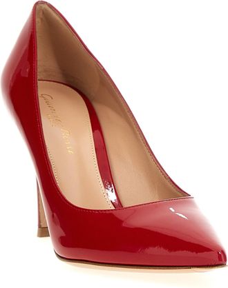 Gianvito Rossi Womens Patent Leather Pump Red Calf