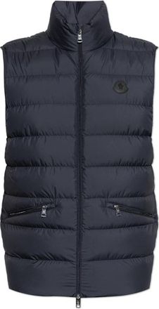 Moncler Lechtal Down Vest - Heren - Bodywarmers - Blauw - 2XL - Leer - Jassen