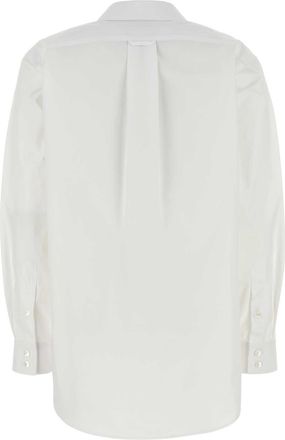 Gucci Womens Poplin Cotton Shirt White
