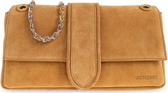 Jacquemus Shoulder Bags, female, Brown, Size: ONE SIZE Le Bambino Chaine Shoulder Bag