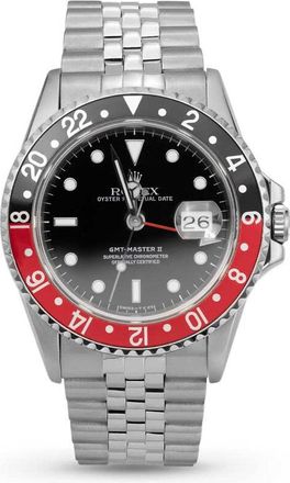 Rolex Pre-owned Rolex GMT-Master II Automatic Black Dial Mens Watch 16710 BKSJ