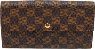 Louis Vuitton Pre-owned Wallets, female, Brown, Size: ONE SIZE Pre-owned Sarah Wallet
