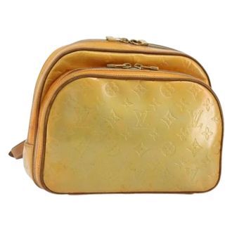 Louis Vuitton Pre-owned Backpacks, female, Yellow, Size: ONE SIZE Pre-owned Vintage Backpack