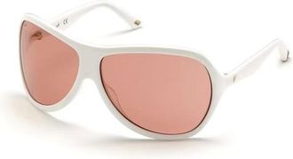 Web Eyewear Sunglasses, female, White, Size: ONE SIZE Plastic Sunglasses with UV Protection