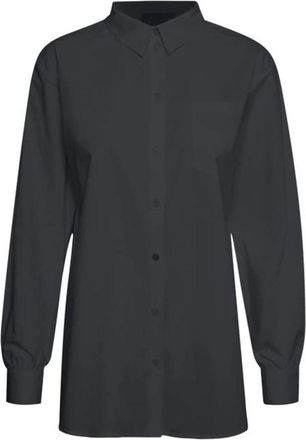 Karen by Simonsen Dames, Blouses & Shirts, Zwart, Maat: 2XS Katoen