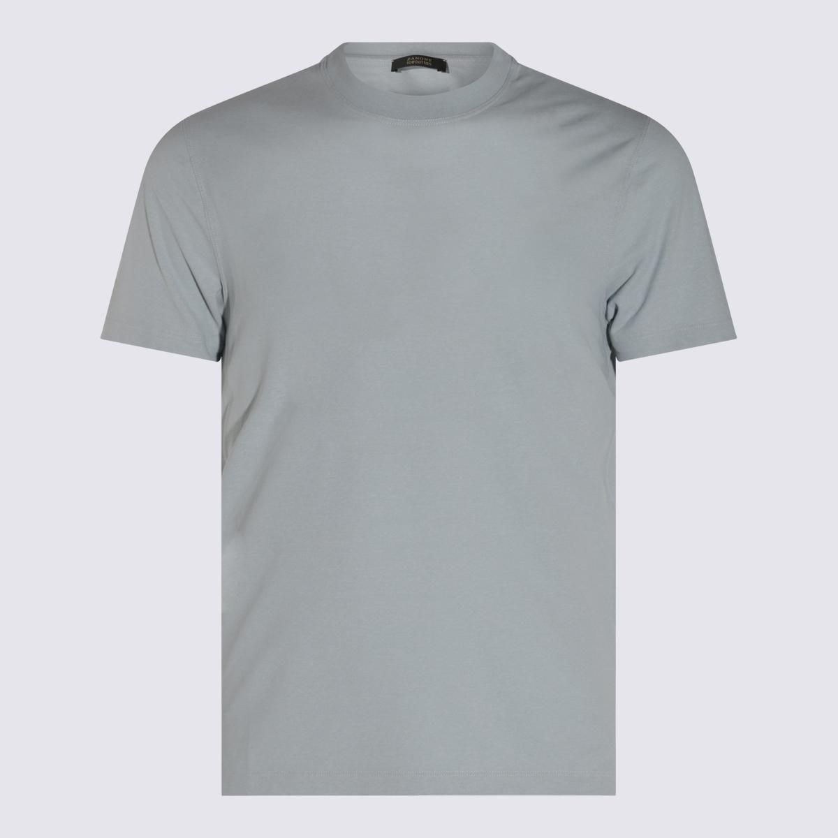 Tシャツ・カットソー ZANONE LIGHT BLUE COTTON T-SHIRT Tシャツ・カットソー ZANONE LIGHT BLUE COTTON T-SHIRT Zanone