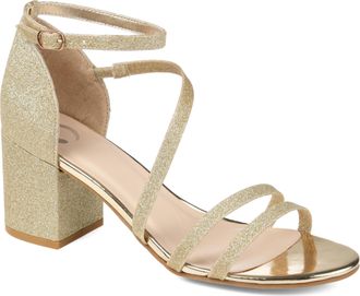 Journee Collection Women & apos;s Bella Medium and Wide Width Evening Dress Sandals
