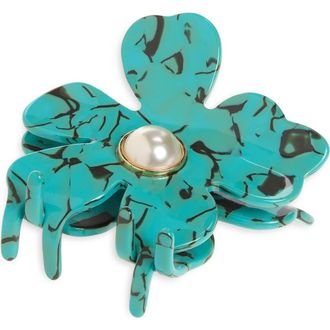 Lele Sadoughi Lily Claw Hair Clip in Turquoise at Nordstrom