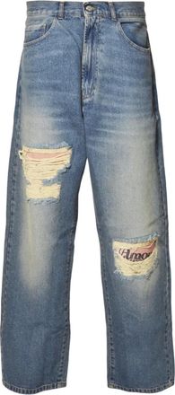 Carne Bollente Tattoo Tease jeans - unisex - Organic Cotton - 24 - Blue