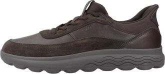 Geox Spherica Plus A - Heren - Sneakers - Bruin - 45 EU - Leer - Schoenen