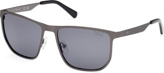 GANT GA00014 Polarized 09A Mens Sunglasses Gunmetal Size 58