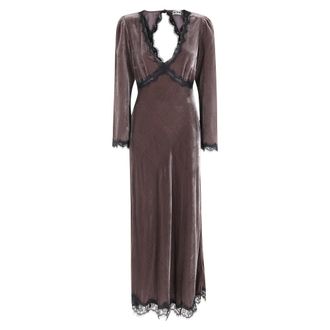 Rixo Alesha Dress - - Dresses - Donna - Marrone - S