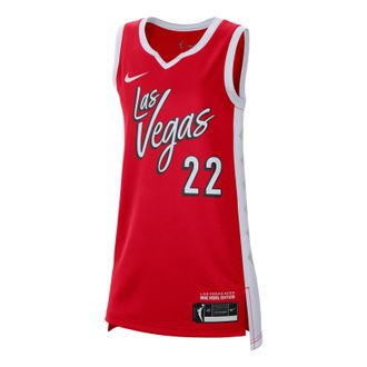Nike (WMNS) Nike Aja Wilson Las Vegas Aces 2026 Rebel Edition Dri-FIT WNBA Jersey University Red IF7170-661