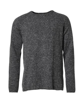 Dolce & Gabbana Gray Wool Knitted Round Neck Pullover Mens Sweater
