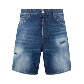 Dsquared2 Denim Shorts, male, Blue, Size: 2XL Denim Short