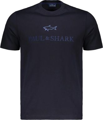 Paul & Shark Casual Logo T-shirt - Heren - T-shirts - Blauw - XL - Katoen - Tops