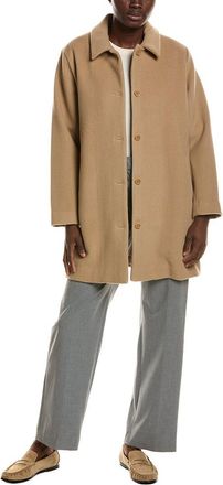 Eileen Fisher Classic Collar Wool Coat