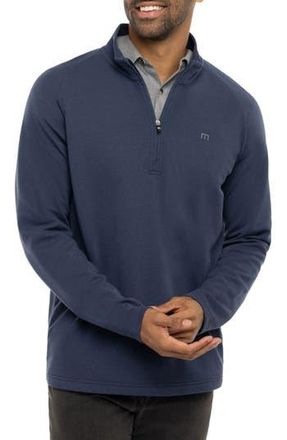 Travis Mathew Upgraded Half Zip Pullover in Navy at Nordstrom Rack, Size Xxx-Large