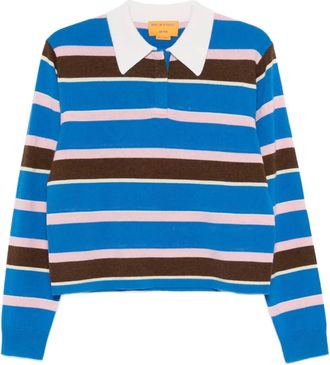 Guest In Residence Polo a righe - Blu