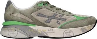 Premiata Moerun 8076 - Heren - Sneakers - Groen - 43 EU - Schoenen