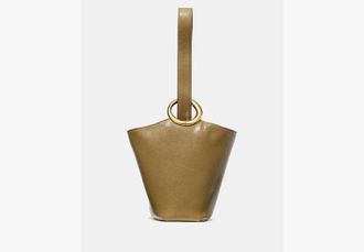 Kate Spade New York Halo Glazed Leather Mini Bucket Bag
