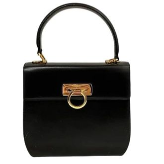 Ferragamo Pre-owned Handbags, female, Black, Size: ONE SIZE Pre-owned Leather Handbag