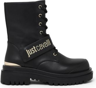 Just Cavalli Schoenen - Dames - Veterlaarzen - Zwart - 36 EU - Schoenen