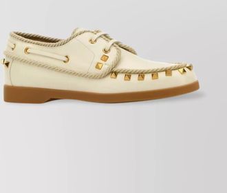 Valentino Garavani leather lace-up loafers