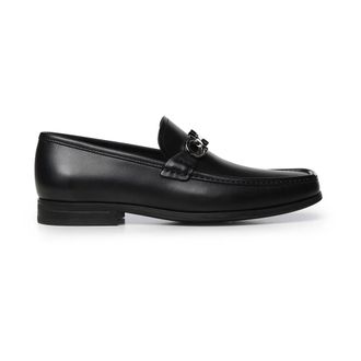 Ferragamo Loafers - male - Ferragamo - Loafers - Black - 10 UK - Shoes