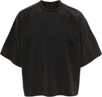 Entire studios panelled organic-cotton T-shirt - unisex - Organic Cotton - S - Black