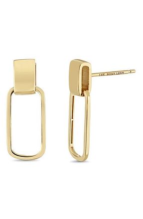 Bony Levy 14K Gold Link Drop Earrings in 14K Yellow Gold at Nordstrom