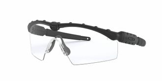 Oakley Unisex M Frame Strike Wrap Sunglasses In Black - Clear