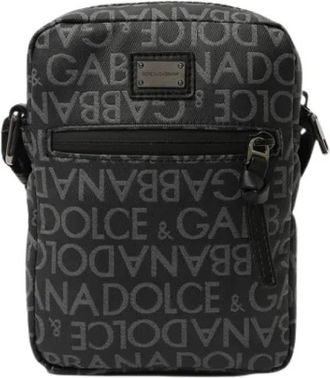 Dolce & Gabbana Pre-owned Cross Body Bags, male, Black, Size: ONE SIZE Pre-owned Crossbody Bag