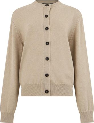 Jacquemus Cardigan met knopen - Dames - Vesten - Beige - 2XS - Wol - Truien & Vesten