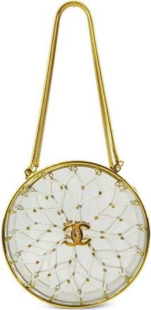 Chanel 1990-2000 Round Party handbag - women - Acrylic - One Size - Neutrals