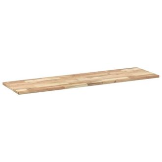 Berkfield Home Compact Floating Shelves 3 pcs 140x40x2 cm Untreated Solid Wood Acacia in Brown | Size: 140 x 40 x 2 cm