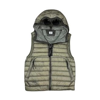 C.P. Company C.p. Company - D.d. Shell Goggle Down Gilet - Heren - Jassen - Grijs - Maat: XL Nylon