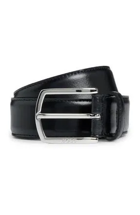 BOSS Claus Leather Belt in Black at Nordstrom Rack, Size 40