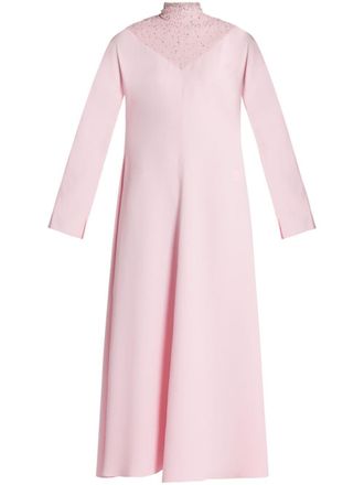 Versace Abito da sera con decorazione - Rosa