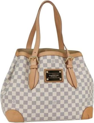 Louis Vuitton Pre-owned Handbags, female, White, Size: ONE SIZE Pre-owned Vintage Canvas Handbag