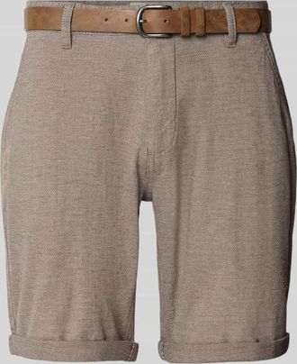 Redefined Rebel Regular Fit Bermudas mit Gesäßtaschen Modell NEBRASKA in Beige, Größe XXL