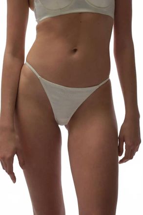 Love Stories Roomie Tanga-Style String Thong In Off White