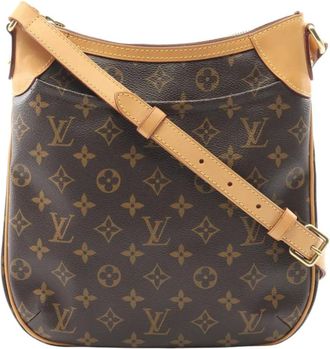 Louis Vuitton Borsa a tracolla Odeon PM con monogramma 2012 - Marrone