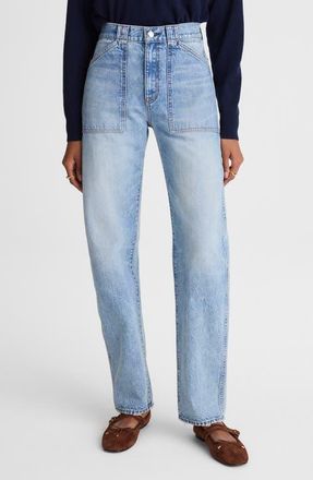 Madewell The Balloon Utility Jeans in Raebrook Wash at Nordstrom, Size 24
