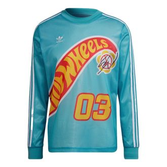 adidas x Sean Wotherspoon x Hot Wheels Long Sleeves T-Shirt Blue HT6581