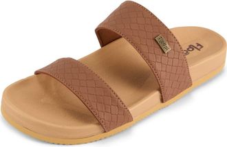 Floopi Double Strap Slide Sandal in Tan at Nordstrom Rack, Size 10