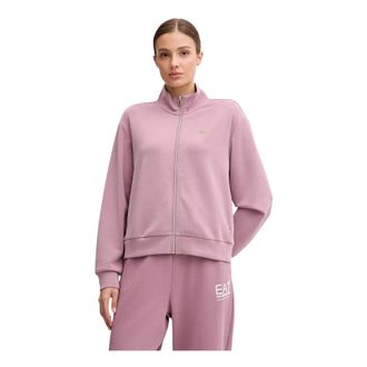 Emporio Armani Zip-through Sweatshirt - Dames - Vesten met rits - Roze - S - Hoodies & sweatvesten